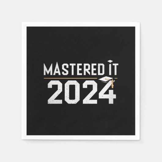 Masterabschluss 2024 serviette (Vorderseite)