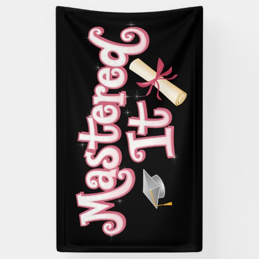 Masterabschluss in IT-Abschluss Banner (Vertikal)