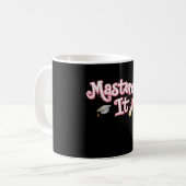 Masterabschluss in IT-Abschluss Kaffeetasse (Vorderseite Links)