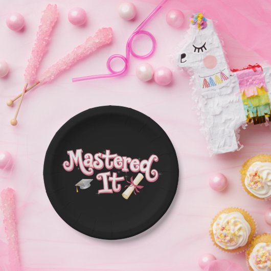 Masterabschluss in IT-Abschluss Pappteller (Party)