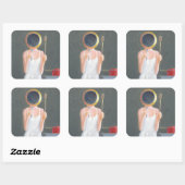 Masterchef 2005 quadratischer aufkleber (Blatt)