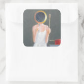 Masterchef 2005 quadratischer aufkleber (Tasche)