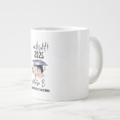 Mastered IT Abschluss Uni Graduate Gift, Jumbo-Tasse (Vorderseite Rechts)