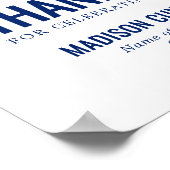 Mastered It Graduation Thank You Sticker Template Poster (Ecke)