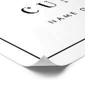 Mastered It Masters Degree Graduation Welcome Poster (Ecke)