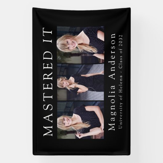 Mastering-Abschluss für FotoCollage Masters Banner (Vertikal)