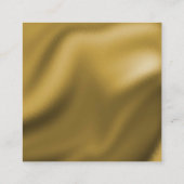 MasterMaler & Gold Green Checkerboard Muster Quadratische Visitenkarte (Rückseite)