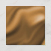 Mastermaler und grünes Orange-Karton Quadratische Visitenkarte (Rückseite)