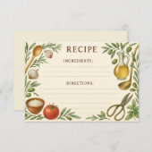 Masterpiece of Tuscany Recipe Card (Vorne/Hinten)