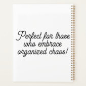 Masterplan: Organized Chaos Edition Planer (Rückseite)