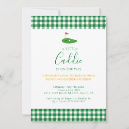 Masters Baby Shower Golf Par tee couple Theme  Einladung