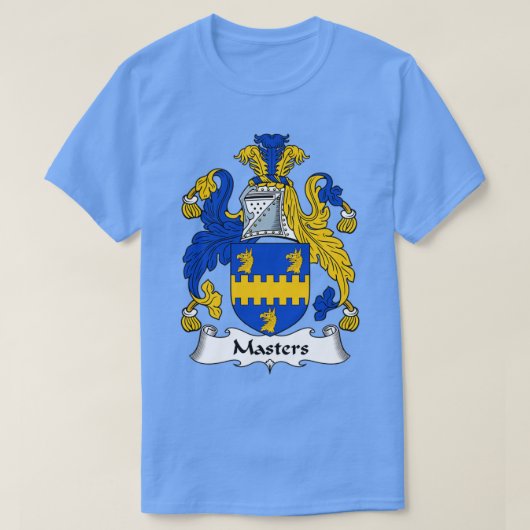 Masters Coat of Arms Familienwappen T-Shirt (Design vorne)