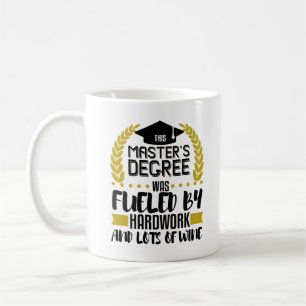 Masters Degree Abschluss Geschenk MSW MBA Lover Kaffeetasse