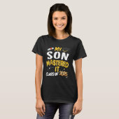 Masters Graduation My Son Mastered It Class of 202 T-Shirt (Vorne ganz)