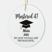 Masters Graduation Ornament, College Graduation  Keramik Ornament (Links)