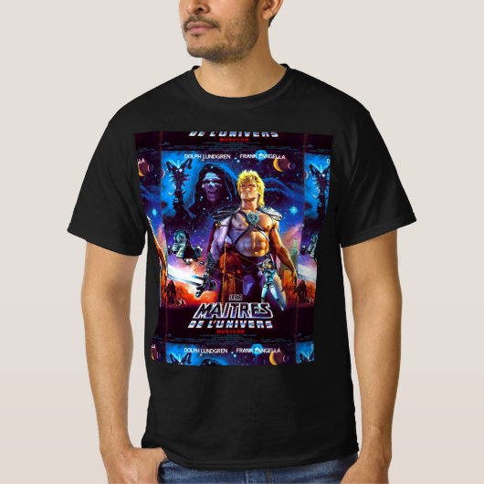 Masters Of The Universe 80s Movie He Man Scifi T-Shirt (Vorderseite)