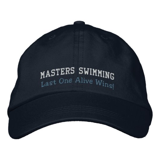 Masters Schwimmen, Letztes Leben gewinnt! Hut (Vorderseite)