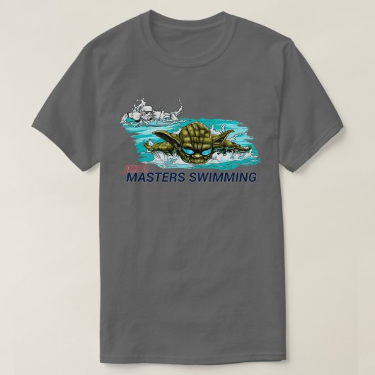 Masters Schwimmen T-Shirt (Design vorne)