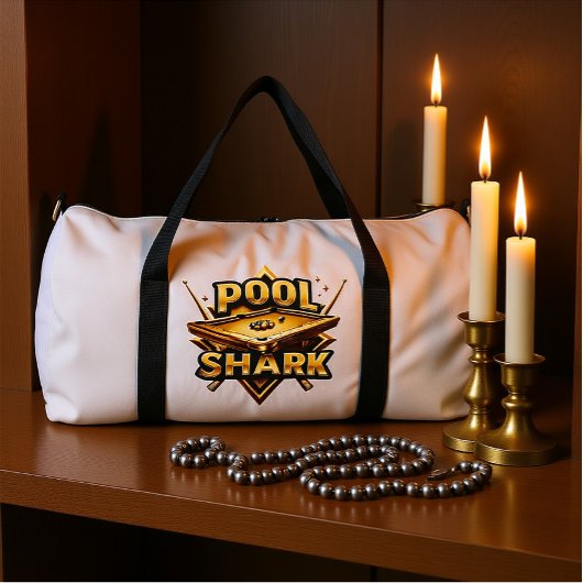 Masterstroke: Pool Shark on Table Duffle Bag