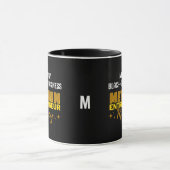 MASTERY-Monogramm für das Schwarze Unternehmen Tasse (Zentrum)