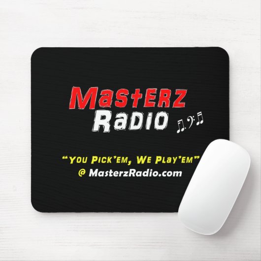 Masterz RadioMousepad Mousepad (Mit Mouse)