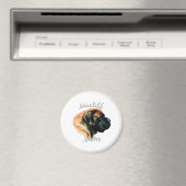 Mastiff (Aprikose) Mama 2 Magnet (In Situ (Geschirrspüler))