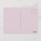 Mastiff auf einer Feier Postkarte (Rückseite)