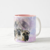 Mastiff Augen der Liebe Tasse (VorderseiteRechts)