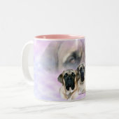 Mastiff Augen der Liebe Tasse (Vorderseite Links)