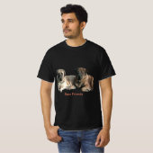Mastiff beste Freunde T-Shirt (Vorne ganz)