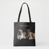 Mastiff beste Freunde Tasche (Vorderseite)