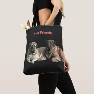 Mastiff beste Freunde Tasche