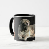Mastiff beste Freunde Tasse (Vorderseite Links)
