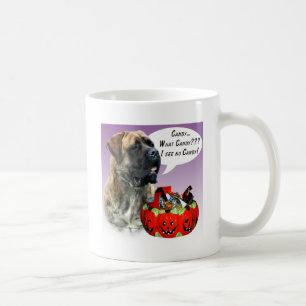 Mastiff (Blinde) Halloween Candy Kaffeetasse