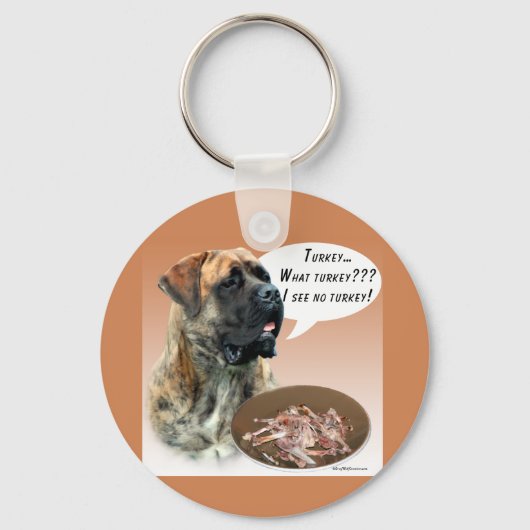 Mastiff (Blinde) Türkei Schlüsselanhänger (Vorderseite)