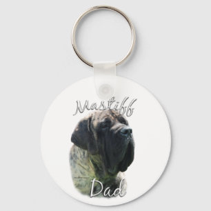 Mastiff (Blinde) Vater 2 Schlüsselanhänger