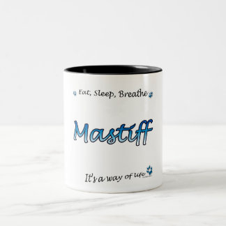 Mastiff Breathe Blue Tasse