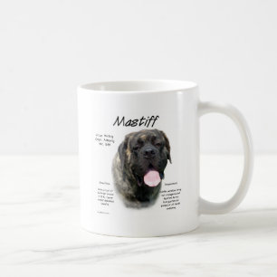Mastiff-(brindle) Geschichtsentwurf Kaffeetasse