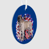 Mastiff (brindle) Patriot Ornament (Vorderseite)