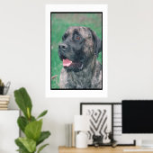 Mastiff Brindle Poster (Heimbüro)
