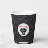 Mastiff Dein Bild dein Logo Molosser Pappbecher (Vorderseite)
