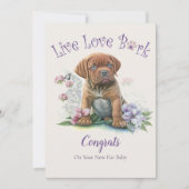 Mastiff Dog Adoption, Gotcha Tag Karte (Vorderseite)
