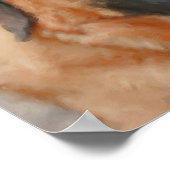 Mastiff Dog Art Foto Malerei Poster (Ecke)