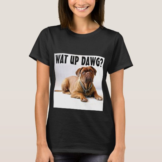 MASTIFF DOG FUNNY T - SHIRT (Vorderseite)