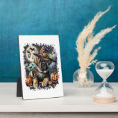 Mastiff Dog Halloween Square Fotoplatte (Seite)