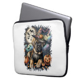 Mastiff Dog Halloween Square Laptopschutzhülle (Vorderseite Links)