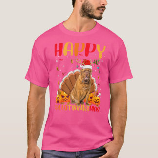 Mastiff Dog Happy Mastiff Hellothanksmas T-Shirt