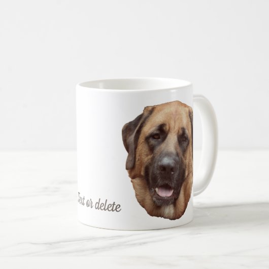 Mastiff Dog Lover Personalisiert Kaffeetasse (VorderseiteRechts)