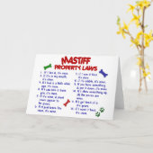 MASTIFF-Eigentumsrechte 2 Karte (Gelbe Blume)