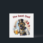 Mastiff englische Dogge best Dad Vatertag Feiertagskarte<br><div class="desc">hübsche englische Doggen Mastiff. Mastiff wünscht einen tollen Vatertag., mit vielen Geschenken und Blumen. Und Ein Glas Bier. Traumhafte old english Mastiff Hündin . Der Mastiff ist ein Molosser und ein sehr guter Wachhund.. Er ist ein stolzer und sehr sanfter Riese.Diese Hunderasse ist eine englische Dogge , äußerst liebenswert und...</div>